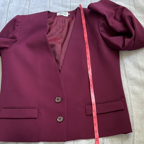 Mort Schrader 60s Dark Wine Colored Blazer - Picture 6 of 12